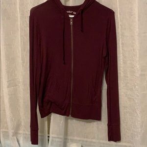 Burgundy Aeropostale hoodie